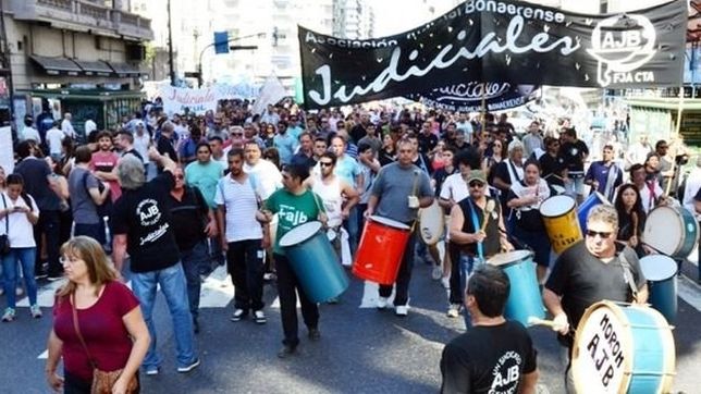 sin ser convocados por vidal, los judiciales van al paro y movilizacion
