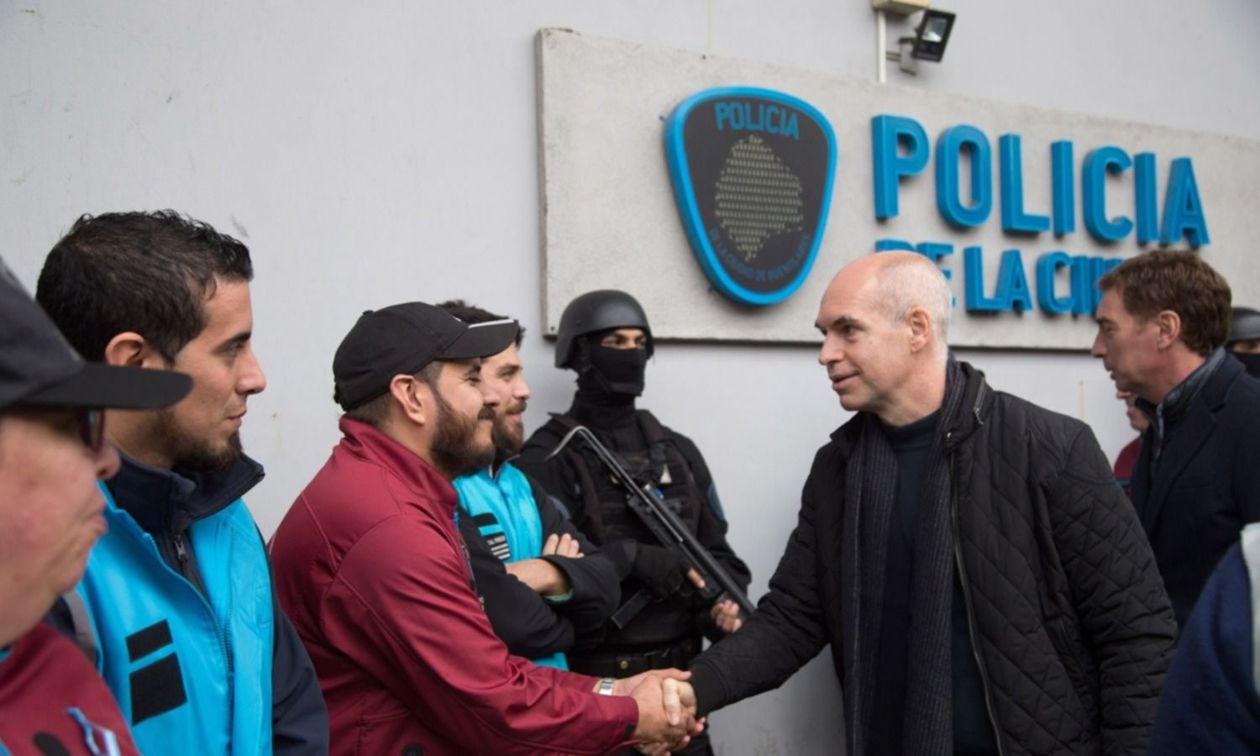 Larreta y Santilli Policía de la Ciudad