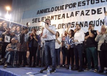 Con un acto por el Día de la Lealtad Máximo K cierra la campaña en San Martín
