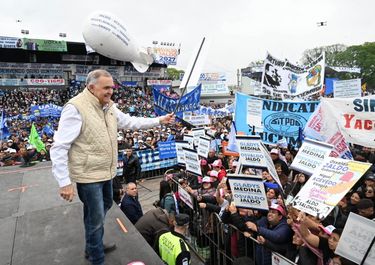 Osvaldo Jaldo en un acto en Tucumán