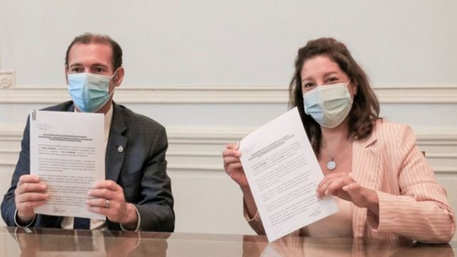 carreras y gutierrez oficializaron el reclamo para manejar las hidroelectricas