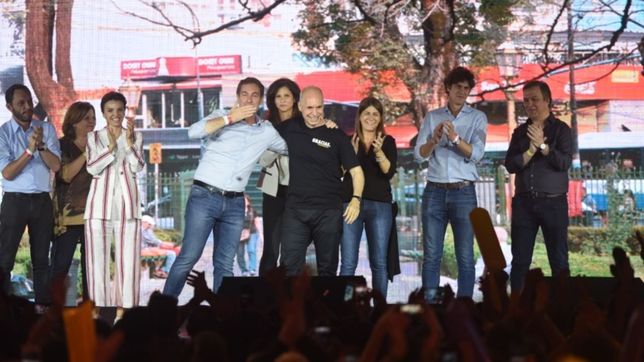 en medio de la debacle, larreta se alzo con la unica alegria macrista