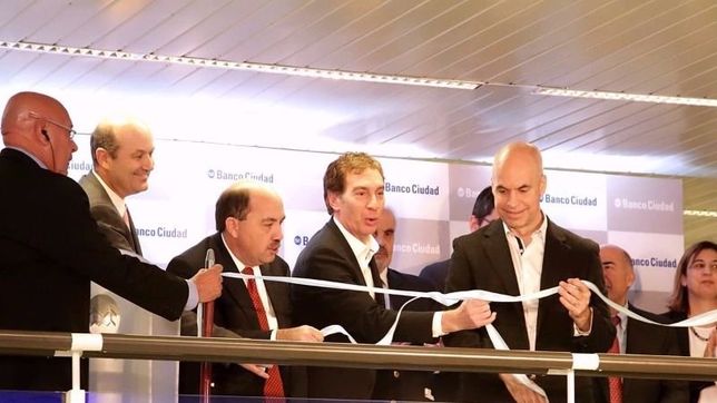 larreta y santilli reinauguraron la casa central del banco ciudad