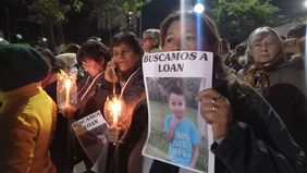 Marcha por Loan Peña en Corrientes. Marcha por Loan Peña en Corrientes.