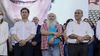 Axel Kicillof, Emilio Pérsico y Juan Manzur.