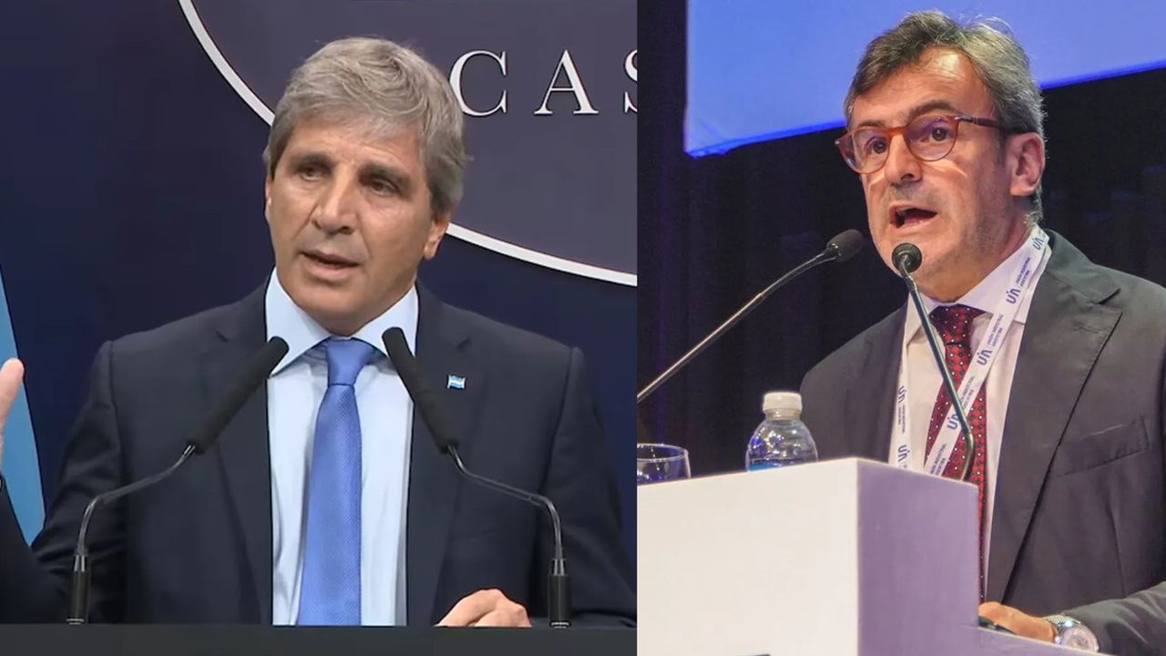 Toto Caputo y Martín Rappallini, titular de la UIA Toto Caputo y Martín Rappallini, titular de la UIA