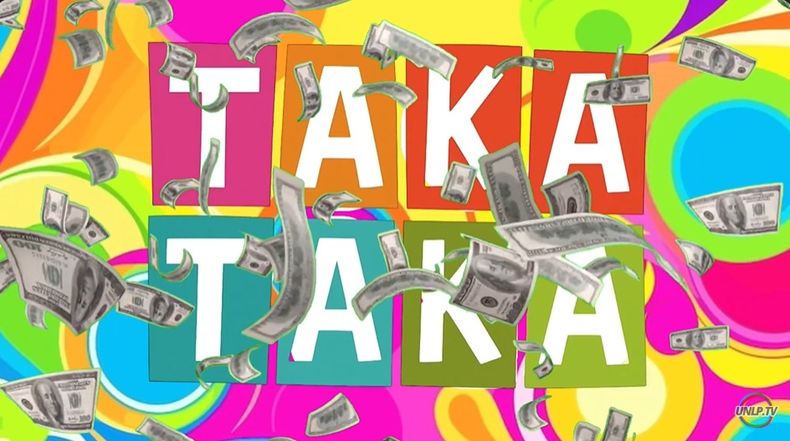 Taka Taka, el sketch que satiriza a Javier Milei y a Toto Caputo.&nbsp;