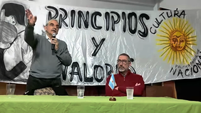 Guillermo Moreno presenta a su candidato a jefe de Gobierno porteño, Eduardo Graham