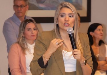 Nadia Márquez candidata al Senado por La Libertad Avanza en Neuquén.