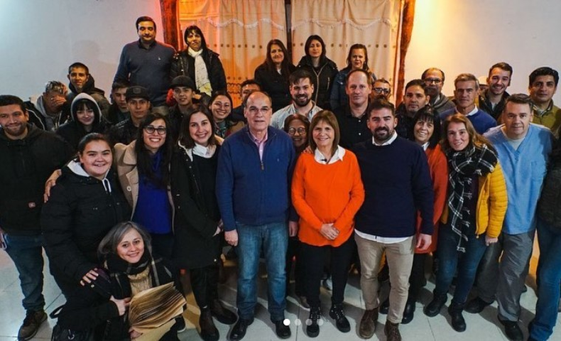 Patricia Bullrich estuvo en Tierra del Fuego acompañando la lista de JxC.