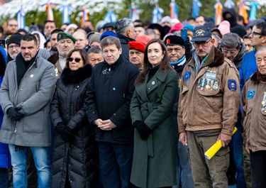 La vicepresidenta Victoria Villarruel viajó a Ushuaia para participar del acto oficial por el Día del Veterano y de los Caídos en la Guerra de Malvinas.