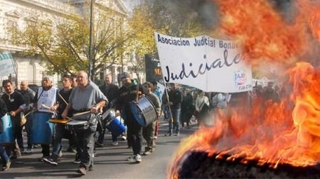 tras rechazar la ultima oferta, los judiciales inician un nuevo paro de 48 horas