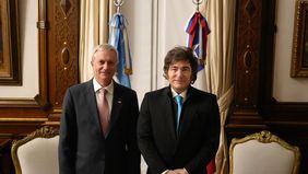 Javier Milei y José Antonio Kast.&nbsp;