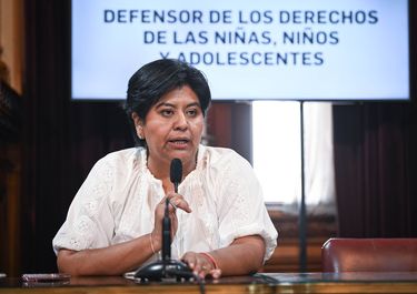 Natalia Sarapura, senadora de la UCR, artífice de la derrota de Javier Milei.&nbsp;