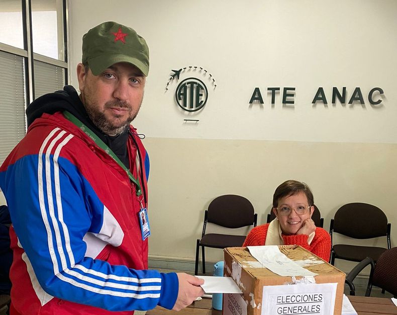 Marcelo Belelli, el dirigente de ATE que desafía a Javier Milei.&nbsp;