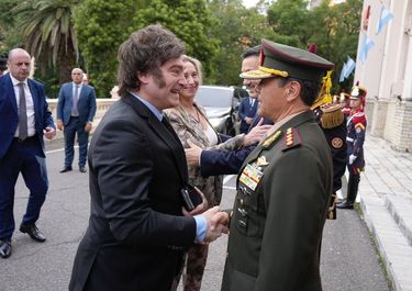 Javier Milei y Carlos Presti