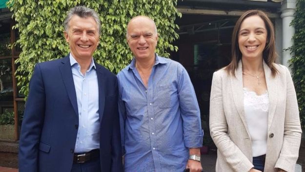 La visita de Macri y Vidal, posiciona a Grindetti como armador de la Tercera