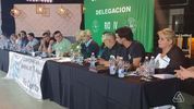 El plenario de la CGT Río Cuarto, a&nbsp; fin de 2024, donde los gremios avanzaron en la conformación del partido creado por Hugo Moyano.&nbsp;