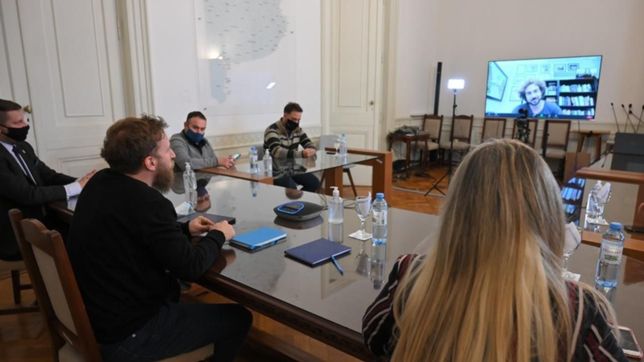 otermin se reunio con jovenes industriales de la provincia