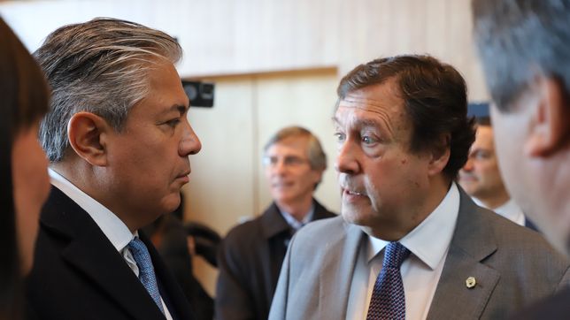 Rolando Figueroa y Alberto Weretilneck aguardan por el avance en el gasoducto cordillerano.