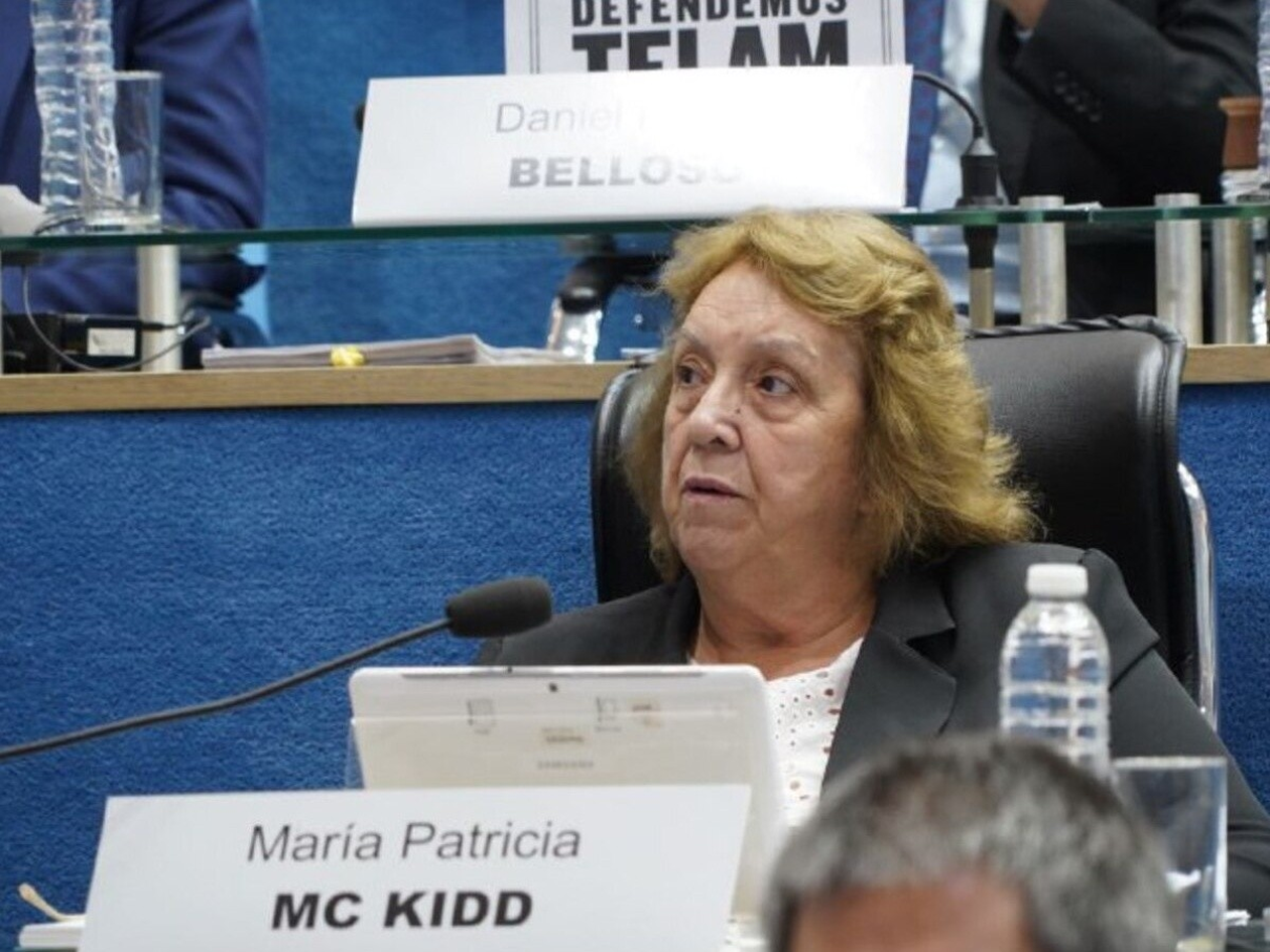 Patricia Mc Kidd, voz y ojos de Aníbal Tortoriello en la Legislatura de Río Negro.