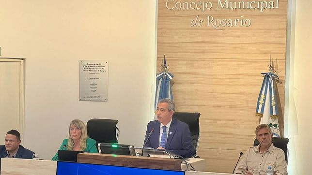 El intendente Javkin inauguró las sesiones del Concejo de Rosario.