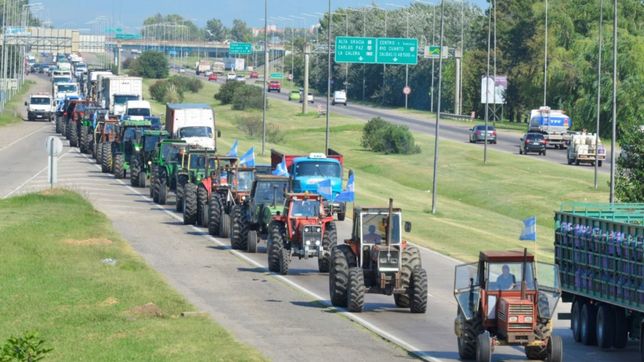 el lockout no tapa la grieta entre entidades y ruralistas ultras