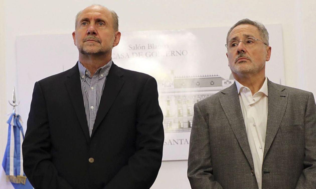 Omar Perotti y Marcelo Sain