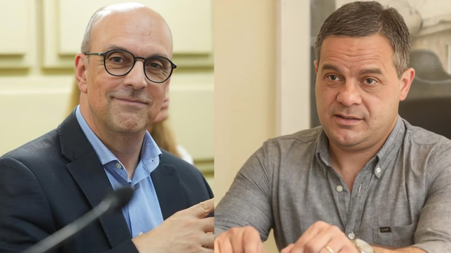 José Corral y Leandro González disputan el poder en la UCR de la ciudad de Santa Fe.