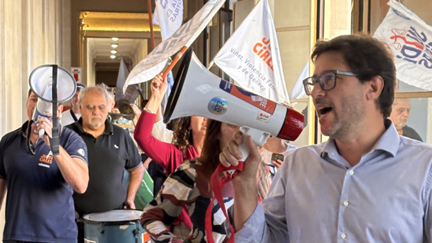 Federico Cortelletti, secretario general del gremio de los empeados de la Justicia de Córdoba