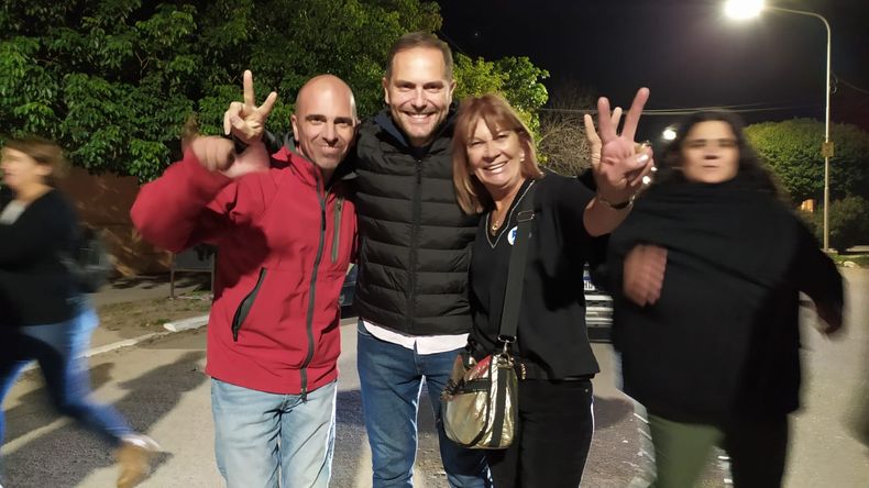 Martín Gill festejó la continuidad del oficialismo en Tío Pujio.&nbsp;