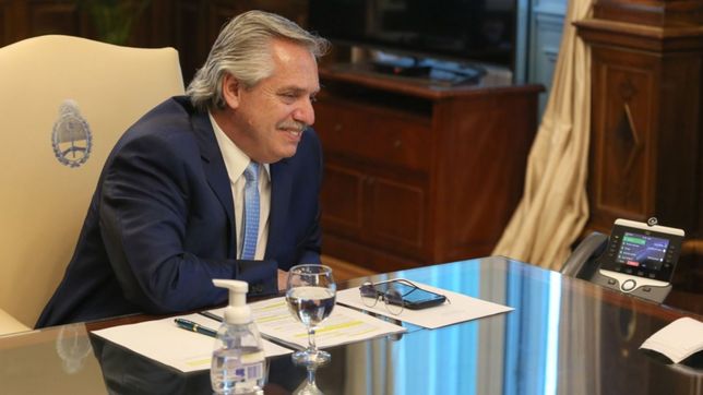 de manera virtual, fernandez participa de la cumbre de adaptacion climatica