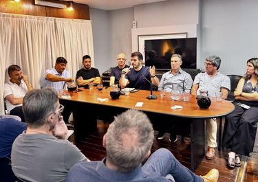 Leonel Chiarella en la Casa de la UCR Córdoba