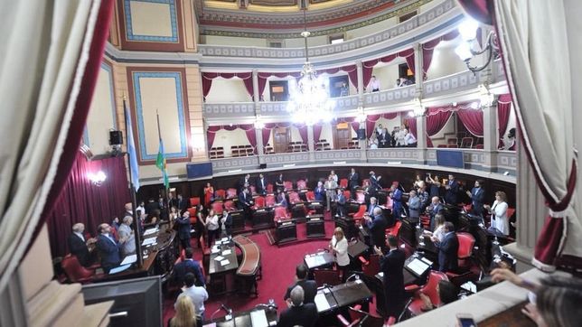 en una sesion caliente, vidal consiguio la ley de art que pedia macri