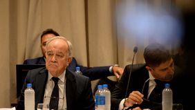 El juez Carzoglio, en el jury de enjuiciamiento.