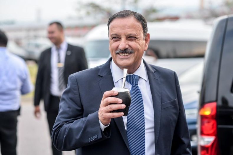 Ricardo Quintela sostiene su candidatura a la presidencia del PJ.&nbsp;
