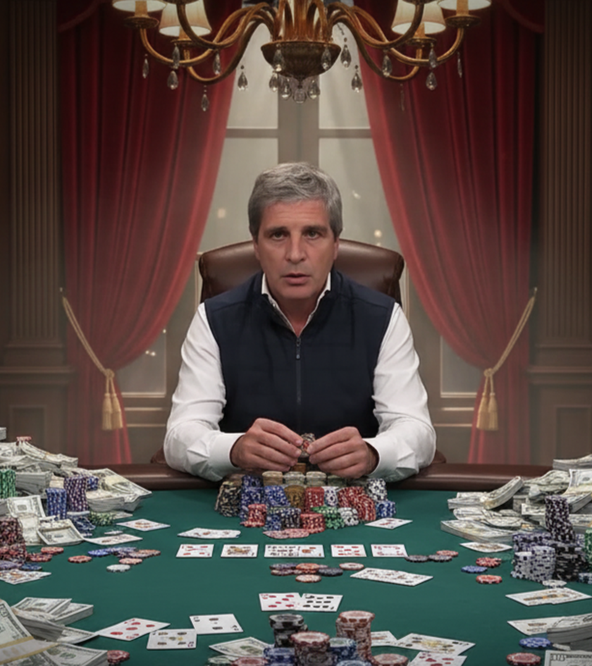 Toto Caputo, El Jugador (imagen generada con IA).&nbsp;