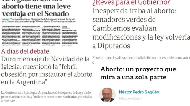 la iglesia, la puja por la vida y el uso politico del aborto