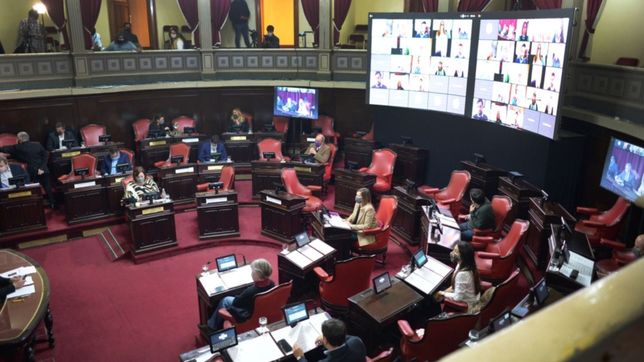 senado bonaerense: pelea mano a mano por la presidencia del bloque de juntos
