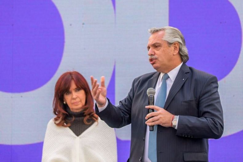 Alberto Fernández y CFK 2021