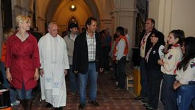 En Luján, Scioli llamó a “renovar la fe”