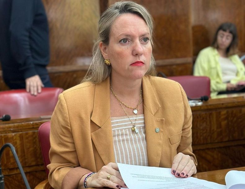 Cecilia Martínez, presidenta del bloque de La Libertad Avanza en Mar del Plata.