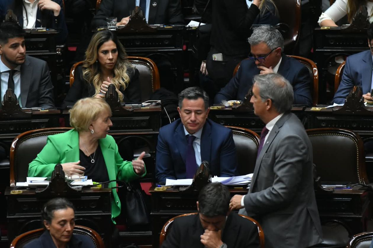 Silvana Giudici, Gabriel Bornoroni y Nicolás Mayoraz (La Libertad Avanza).&nbsp;