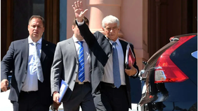 Mariano Cúneo Libarona, en Casa Rosada.
