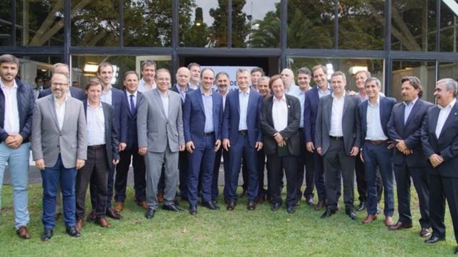 cambiemos, en campana: macri con intendentes y se junto la mesa territorial