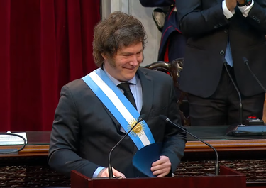 Javier Milei ante la Asamblea Legislativa