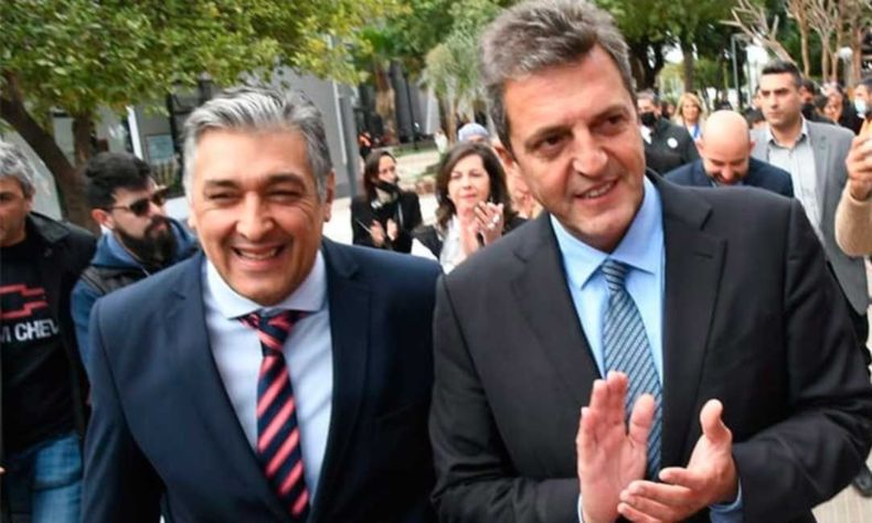 Sergio Massa y Roger Nediani