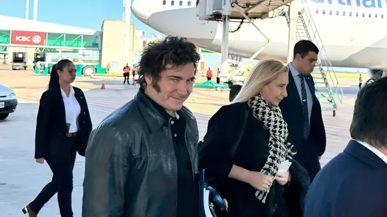 Javier Milei y Karina Milei.