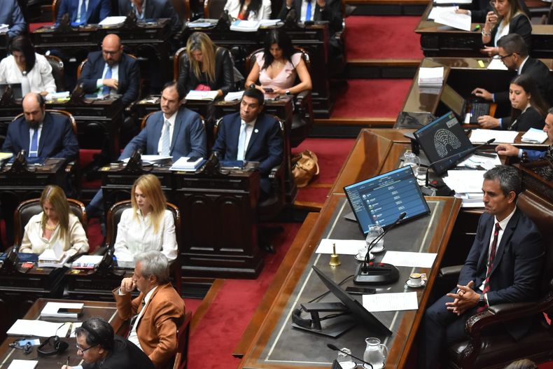 Cámara de Diputados. Tratamiento de la ley ómnibus.