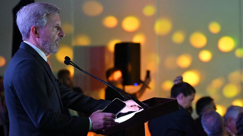 Rogelio Frigerio en el encuentro del Consejo Federal de la Cámara Argentina de la Construcción en&nbsp;Paraná.